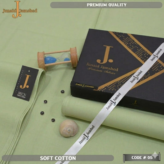 GulAhmed Soft Cotton Airjet Men’s Unstitched Summer Collection ( Pista )