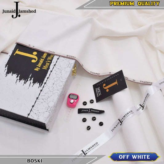J. Premium 6 Pound Bosky With Luxury Box & Bag ( OFF WHITE )
