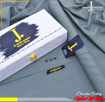 J. Premium Wash N Wear With Luxury Box & Bag ( Royal Grey )